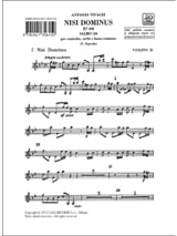 Nisi Dominus Salmo 126 RV 608 - VIVALDI - Partition